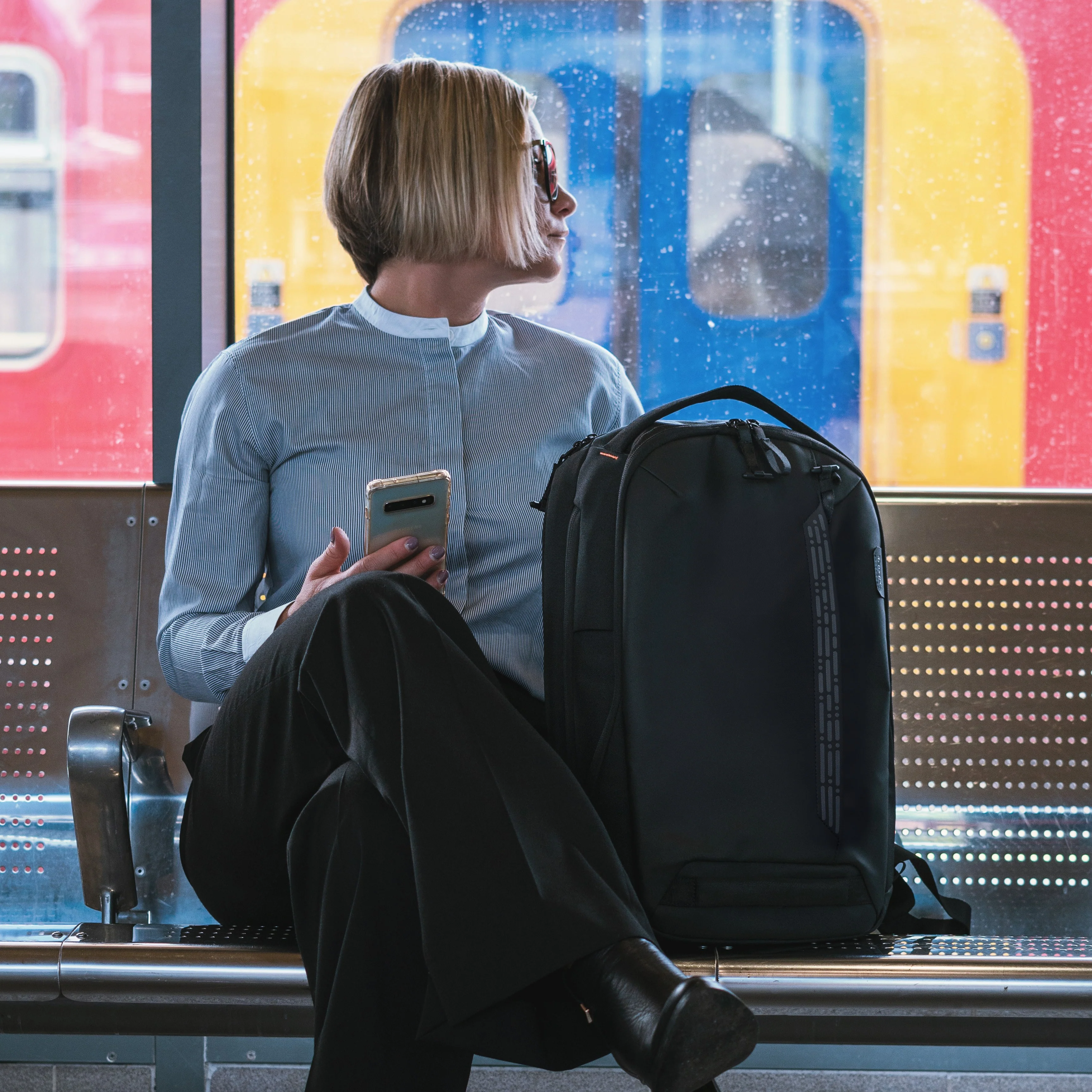 15-16” Commuter EcoSmart® Backpack - Black - Image 2
