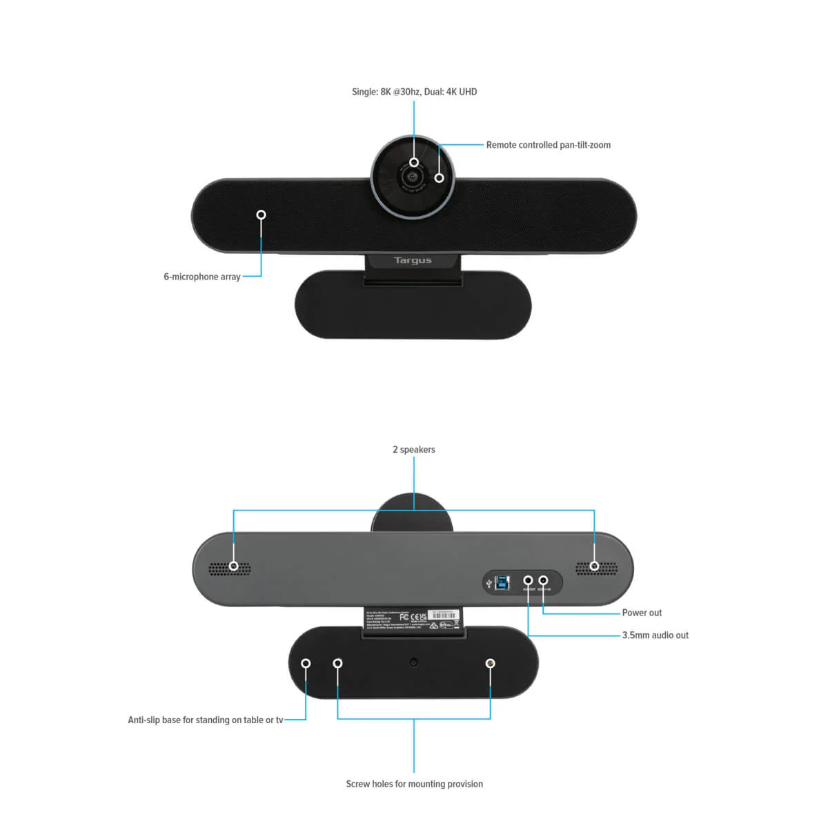 All-in-One 4K Video Conference System (UK Plug) - Image 20