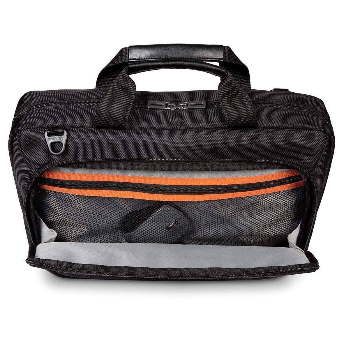 CitySmart 14,15,15.6" Slimline Topload Laptop Case - Black/Grey - Image 3