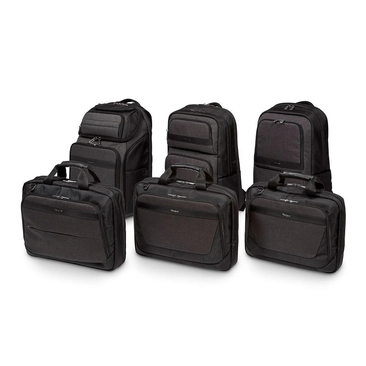 CitySmart 14,15,15.6" Slimline Topload Laptop Case - Black/Grey - Image 5