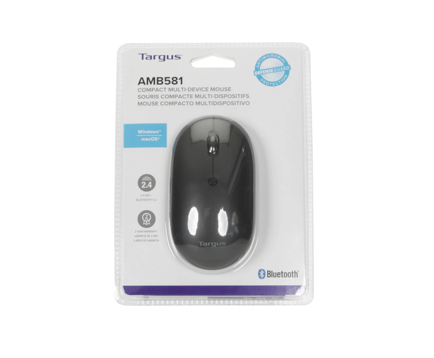 Compact Multi-Device Antimicrobial Wireless Mouse - Image 10