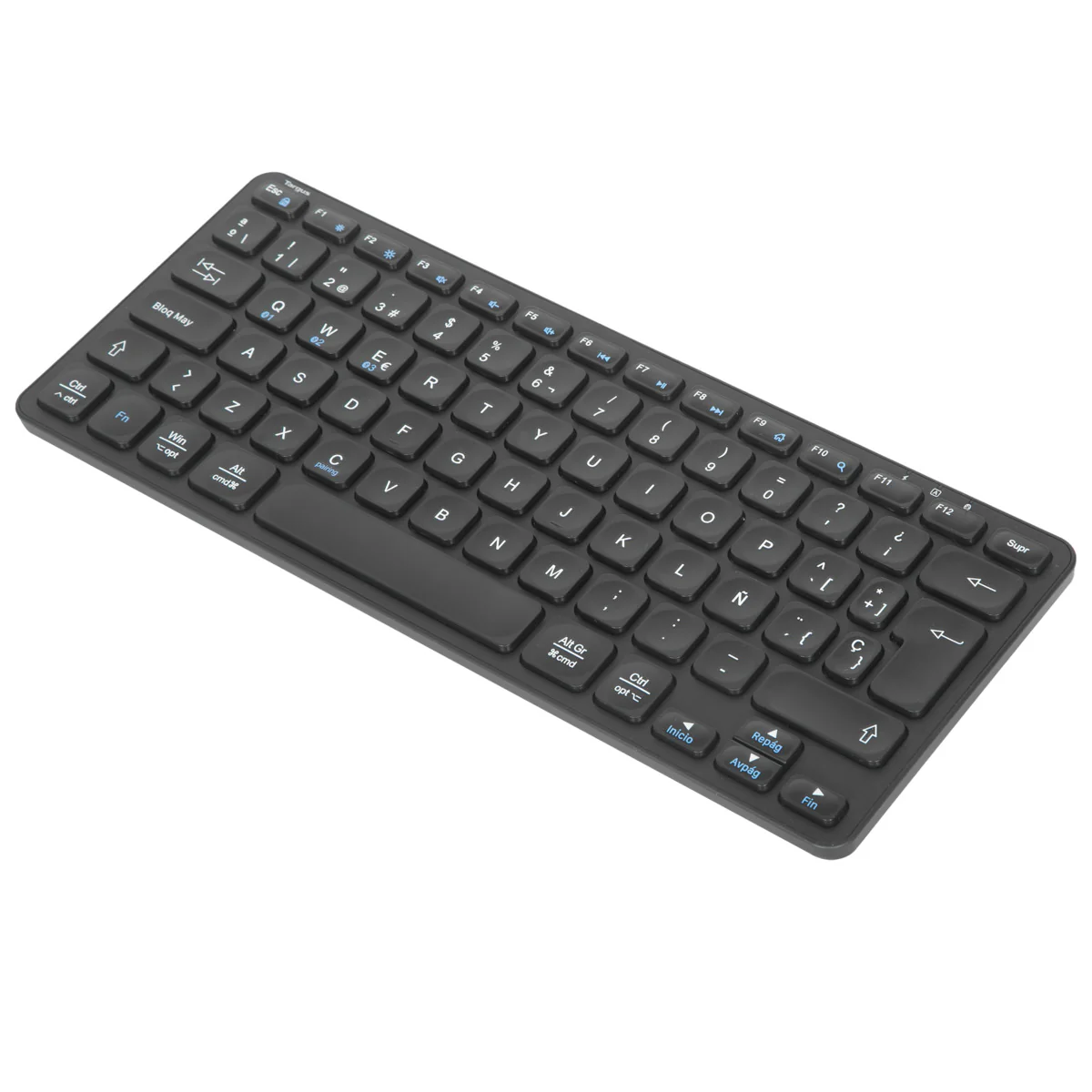 Compact Multi-Device Bluetooth® Antimicrobial Keyboard (ES) - Image 5