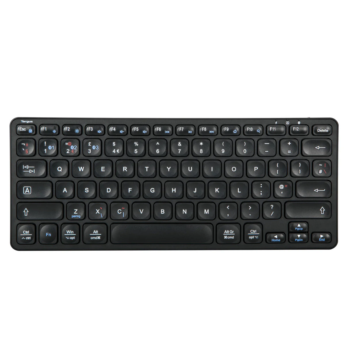 Compact Multi-Device Bluetooth® Antimicrobial Keyboard (UK) - Image 2