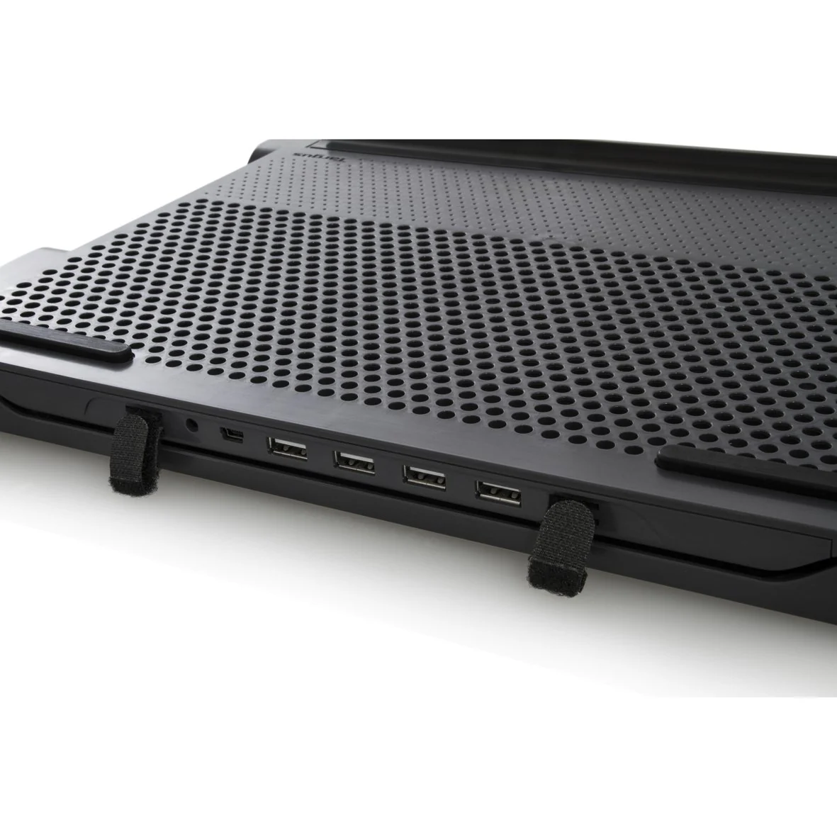 Laptop Cooling Pad With 4-Port 2.0 Hub - Black - Image 5