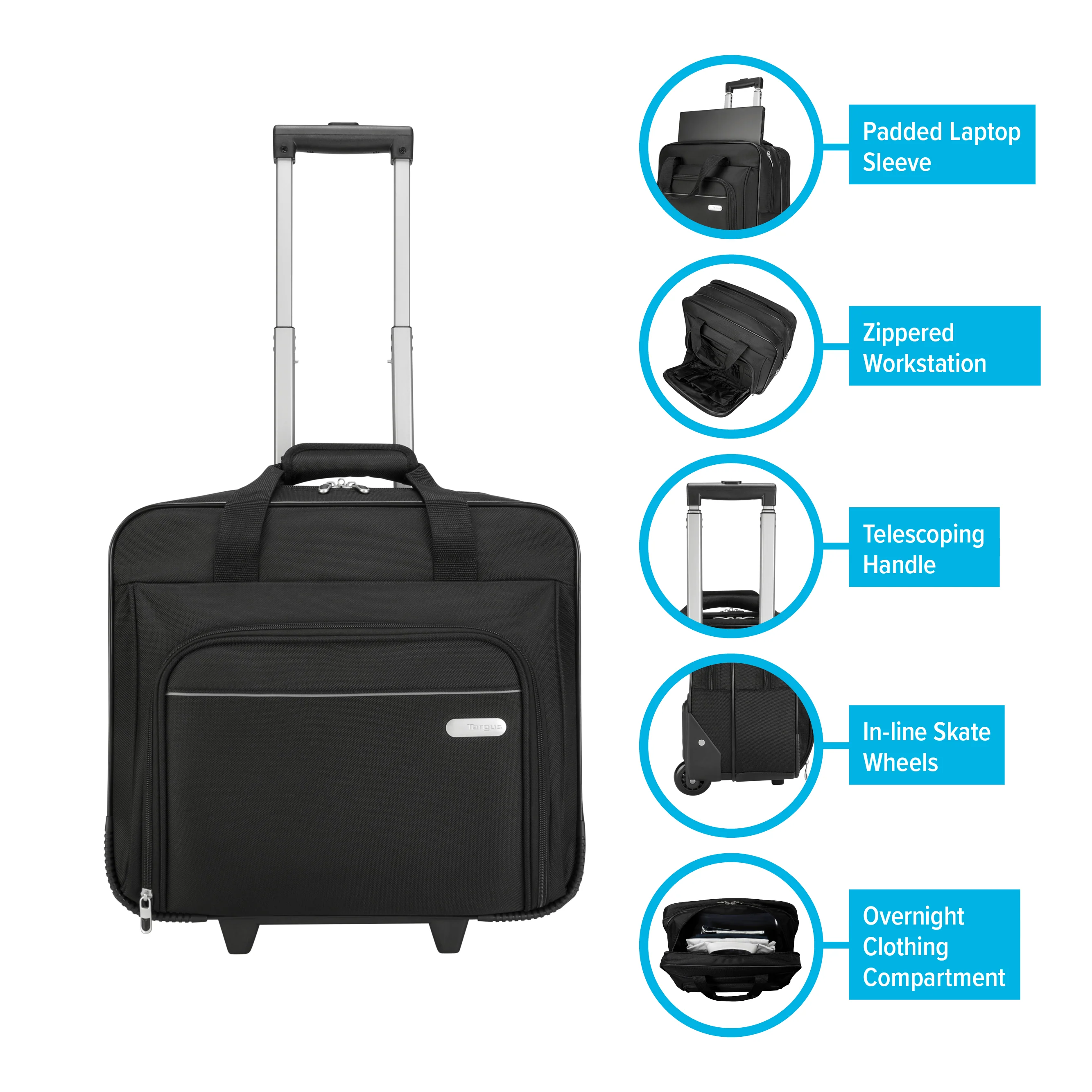 Executive 15.6" Laptop Roller - Black - Image 10