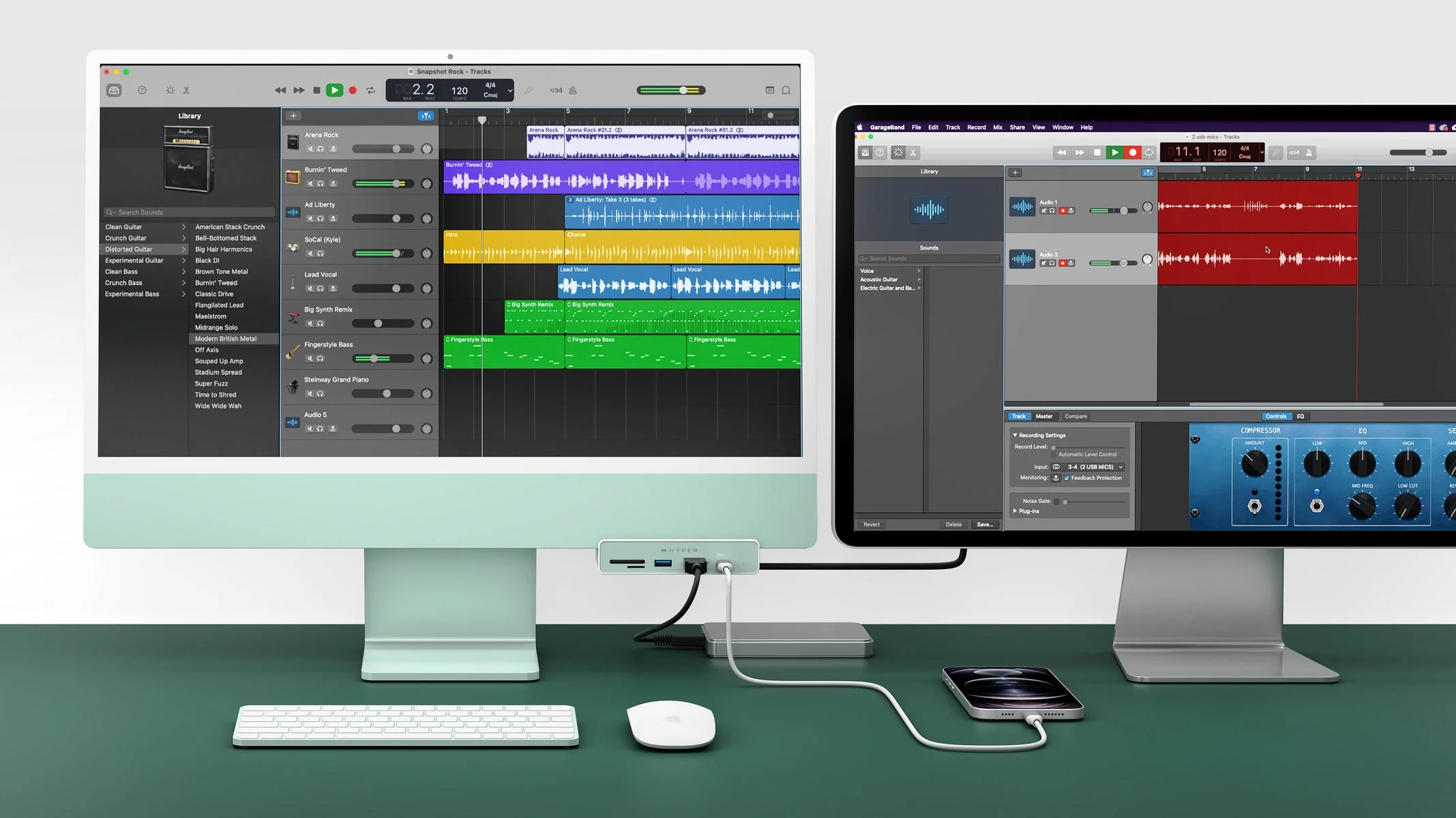 HyperDrive 6-in-1 USB-C Hub for iMac 24" - Image 4