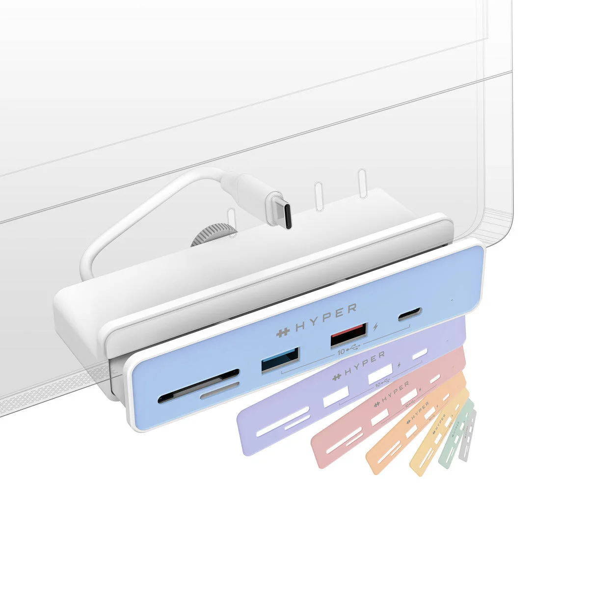 HyperDrive 6-in-1 USB-C Hub for iMac 24" - Image 6