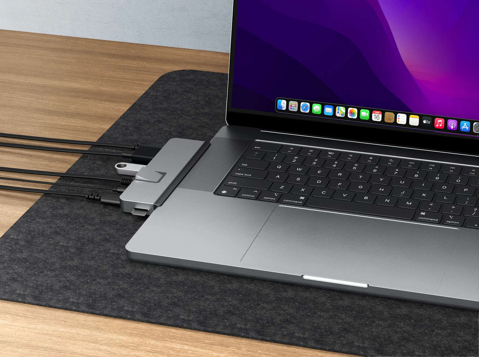 HyperDrive DUO PRO 7-in-2 USB-C Hub - Grey - Image 12