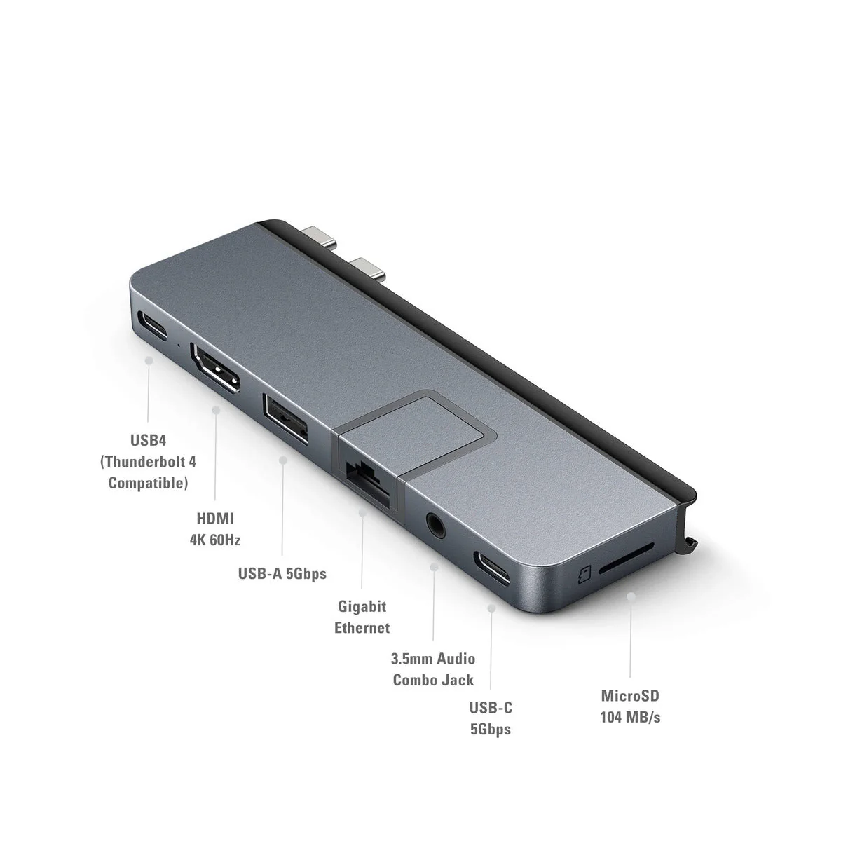 HyperDrive DUO PRO 7-in-2 USB-C Hub - Grey - Image 16