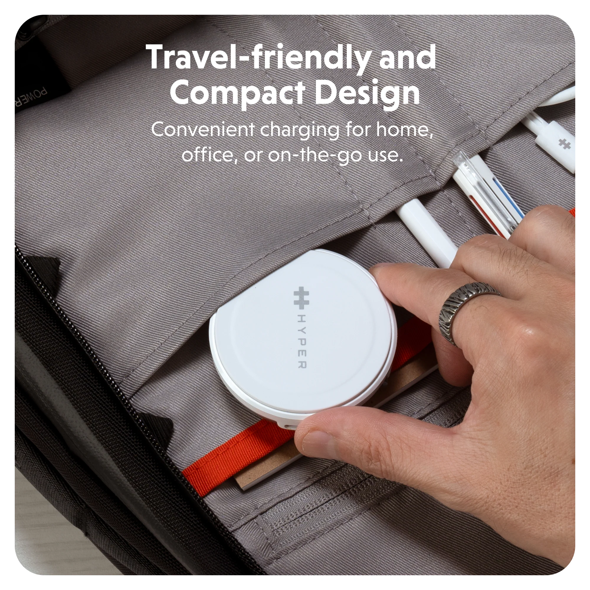 HyperJuice Qi2 2-in-1 Magnetic Charging Stand - Image 6