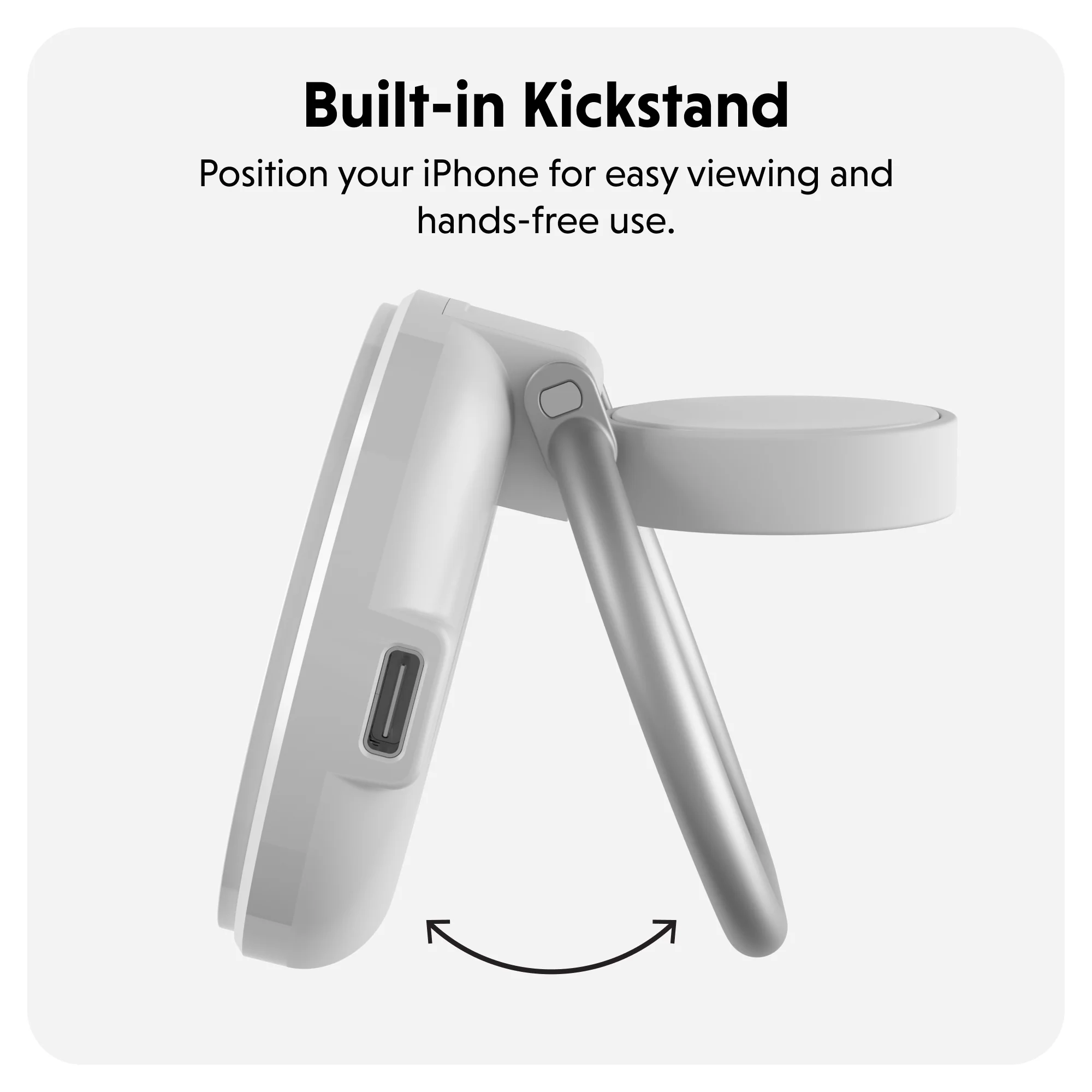 HyperJuice Qi2 2-in-1 Magnetic Charging Stand - Image 8