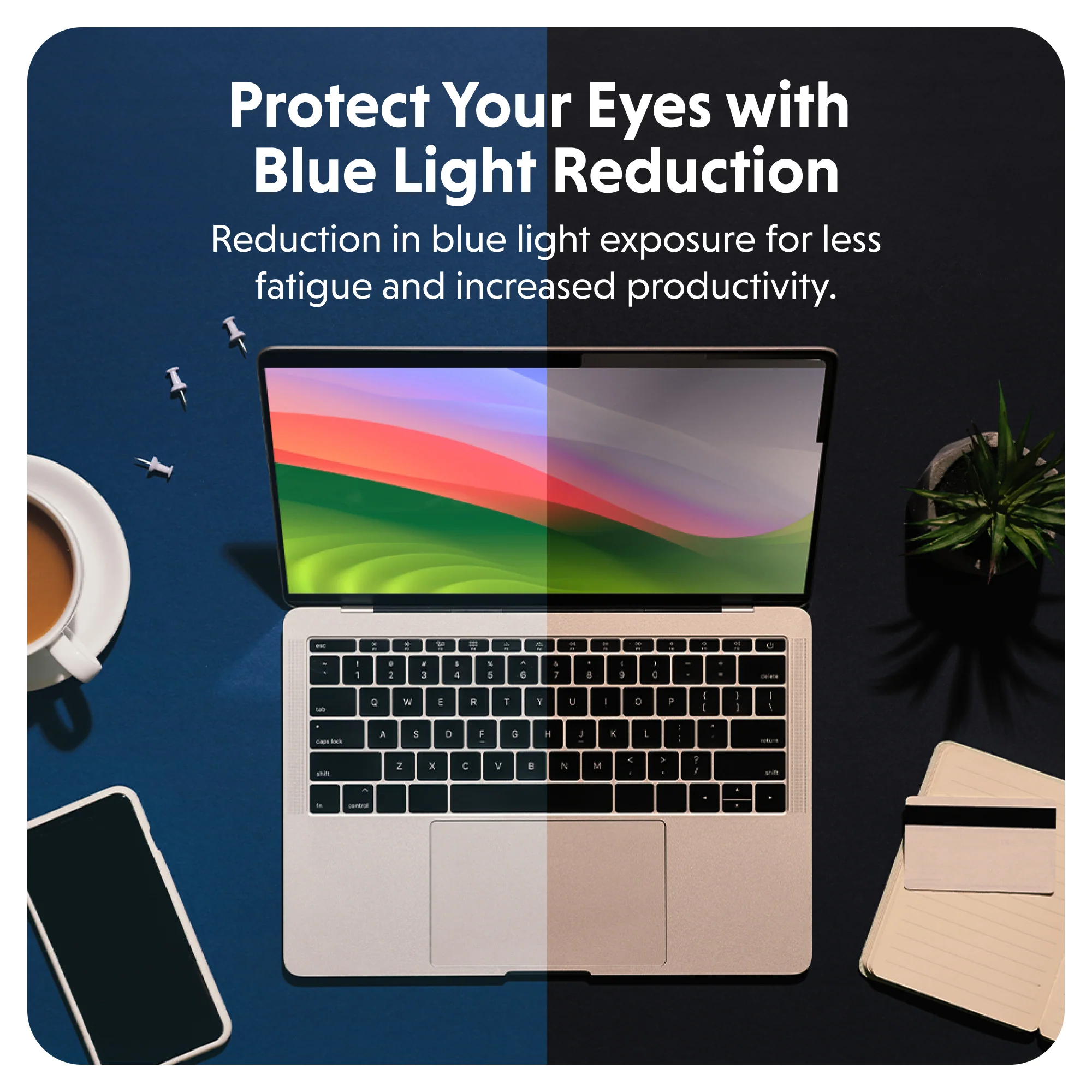 HyperShield Magnetic Privacy Screen for MacBook Air 13.6" - Image 6