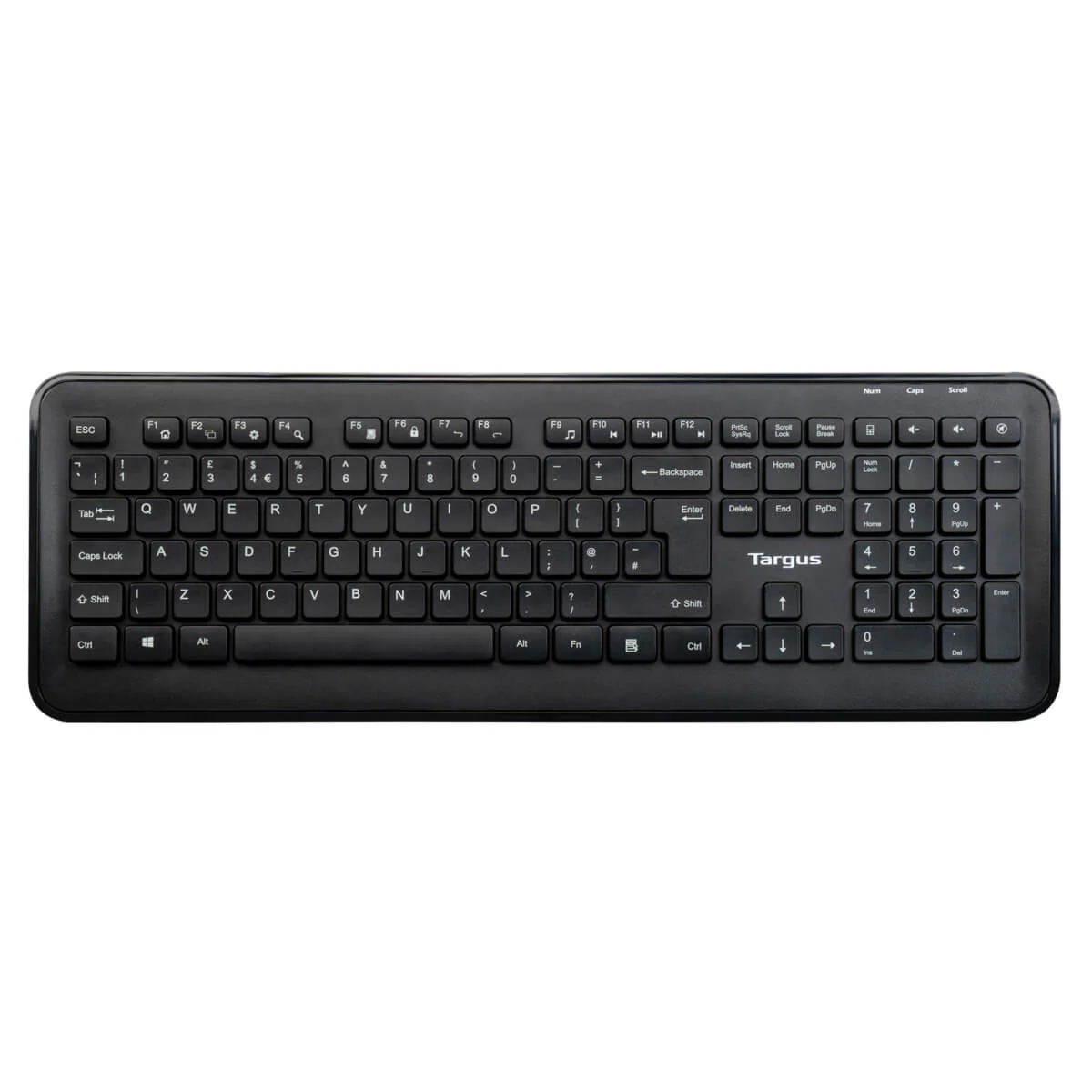 Targus® Full-size Wireless Keyboard and Mouse Combo - Black (Nordic) - Image 5