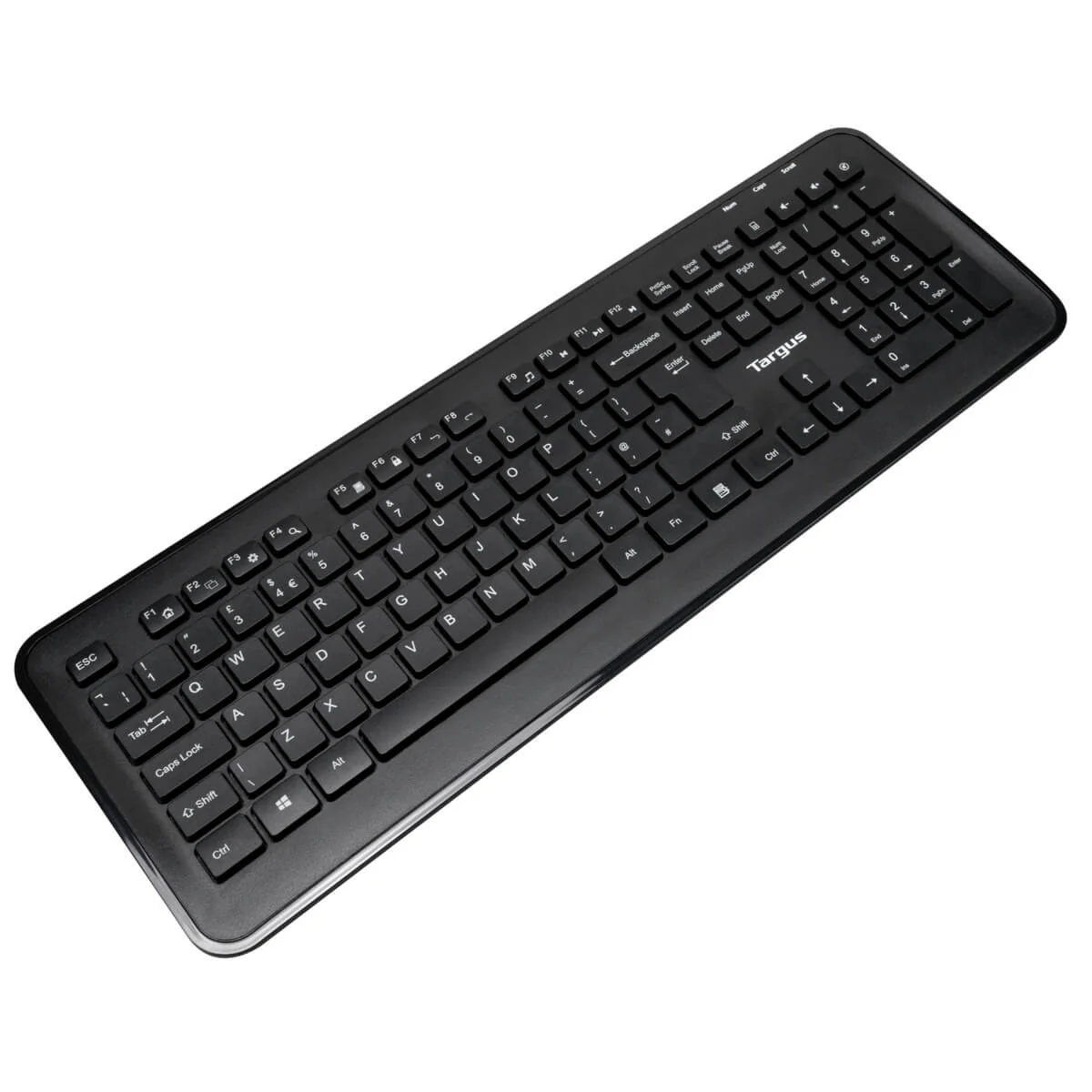 Targus® Full-size Wireless Keyboard and Mouse Combo - Black (Nordic) - Image 6